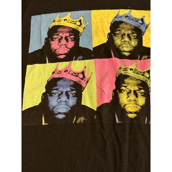 The Notorious BIG Biggie Smalls T-Shirt Men's XXL Short Sleeve Crew Neck‎ Black - Picture 2 of 3